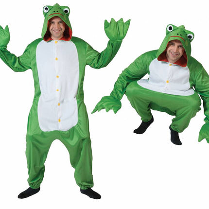 e-carnavalskleding-SYK Groen kikkerpak voor carnaval