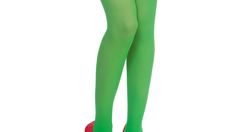 e-carnavalskleding-SYK Groene kerst elf panty