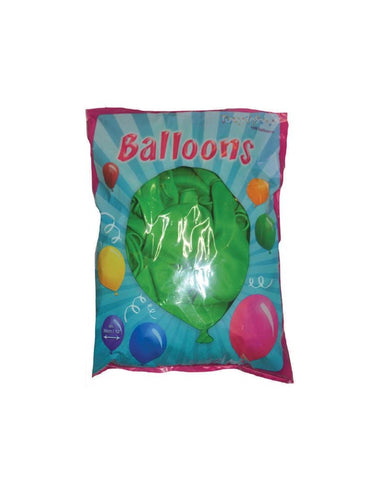 e-carnavalskleding-SYK Groene latex  ballonnen 100st.