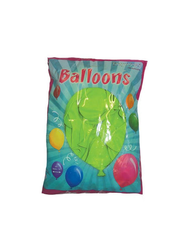 e-carnavalskleding-SYK Groene latex ballonnen 100st.