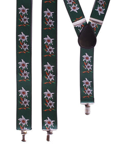 e-carnavalskleding-SYK Groene oktoberfeest bretel met edelweiss