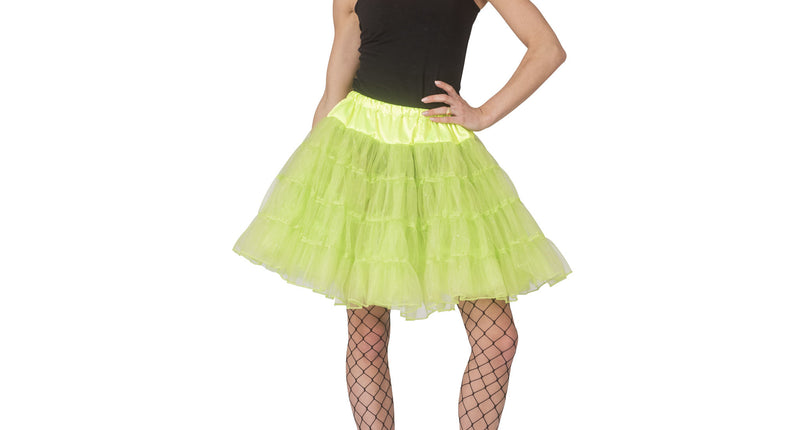 e-carnavalskleding-SYK Groene petticoat Noor dames