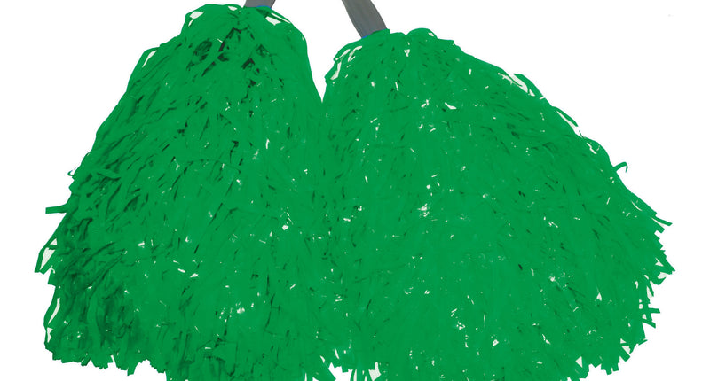 e-carnavalskleding-SYK Groene pom poms op stokje