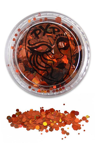 e-carnavalskleding-SYK Grove glitter schmink terracotta goud