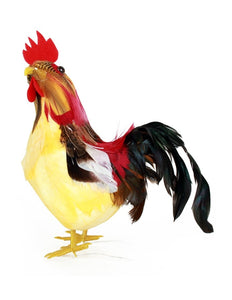e-carnavalskleding-SYK Haan decoratie 16 cm
