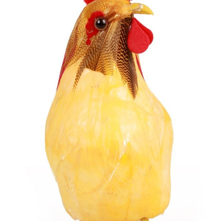 e-carnavalskleding-SYK Haan decoratie 16 cm