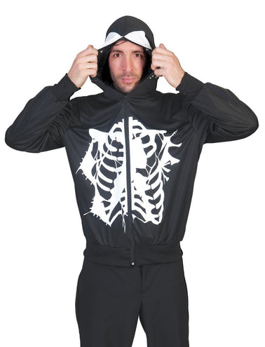 e-carnavalskleding-SYK Halloween skeletpak met masker