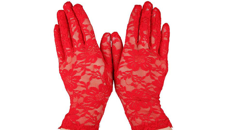 e-carnavalskleding-SYK Handschoenen lang rood
