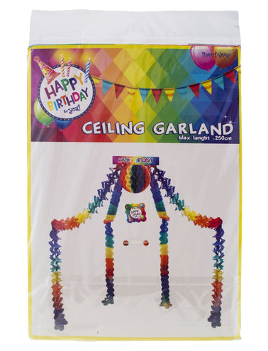 e-carnavalskleding-SYK Hang decoratie Happy Birthday