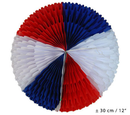 e-carnavalskleding-SYK Hangdeco rood wit blauw 30cm