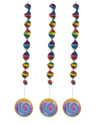 e-carnavalskleding-SYK Hangdecoratie 10 jaar