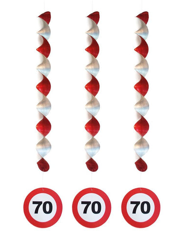 e-carnavalskleding-SYK Hangdecoratie 70 jaar versiering verkeersbord
