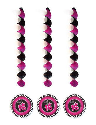 e-carnavalskleding-SYK Hangdecoratie Sweet 16 set