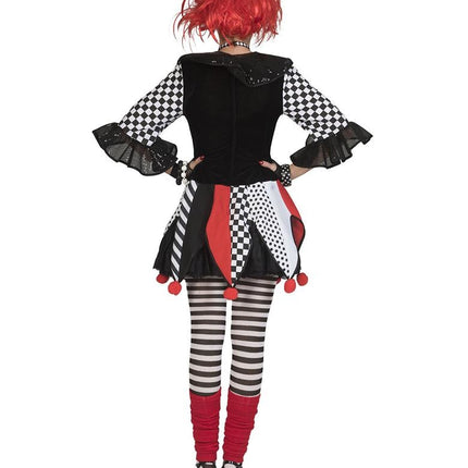 e-carnavalskleding-SYK Harlekijn Jester pak dames