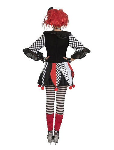 e-carnavalskleding-SYK Harlekijn Jester pak dames