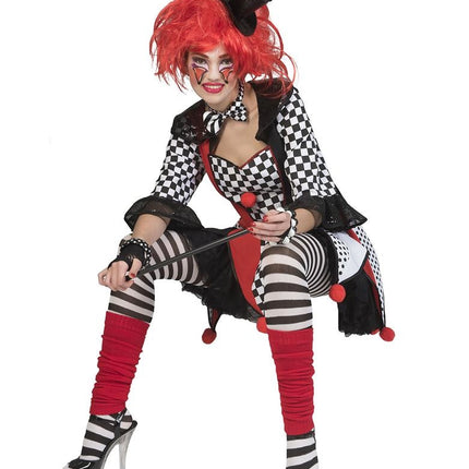 e-carnavalskleding-SYK Harlekijn Jester pak dames