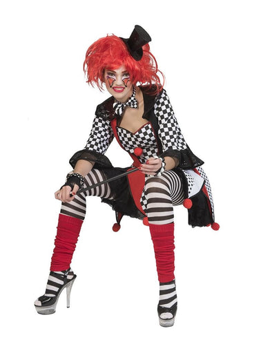 e-carnavalskleding-SYK Harlekijn Jester pak dames