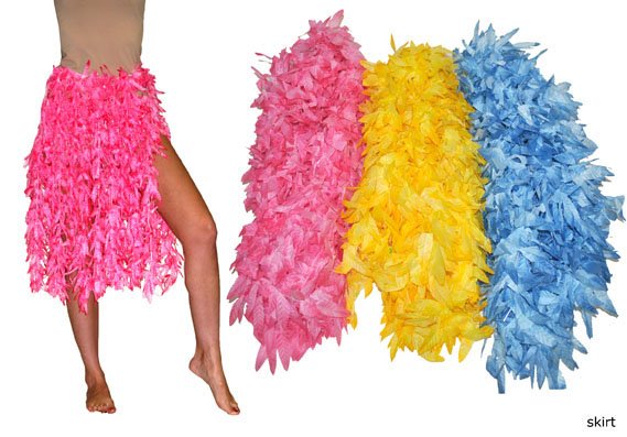 e-carnavalskleding-SYK Hawaii rok geel