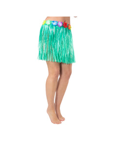 e-carnavalskleding-SYK Hawaii rokje groen 40cm