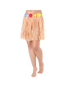 e-carnavalskleding-SYK Hawaii rokje naturel 40cm