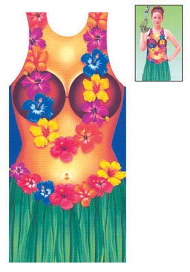e-carnavalskleding-SYK Hawaii schort dame
