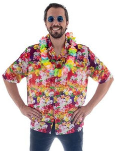 e-carnavalskleding-SYK Hawaii shirt Puck bloemen print