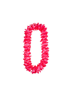 e-carnavalskleding-SYK Hawaii slinger roze met  orchideeën