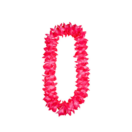 e-carnavalskleding-SYK Hawaii slinger roze met  orchideeën