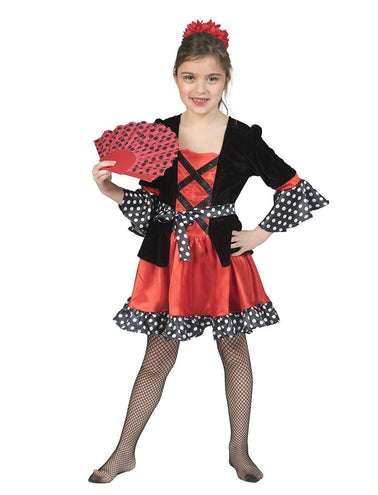 e-carnavalskleding-SYK Heksen jurk Polka Dotty meisje