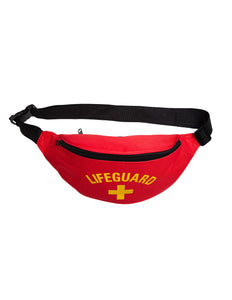 e-carnavalskleding-SYK Heuptasje lifeguard in rood