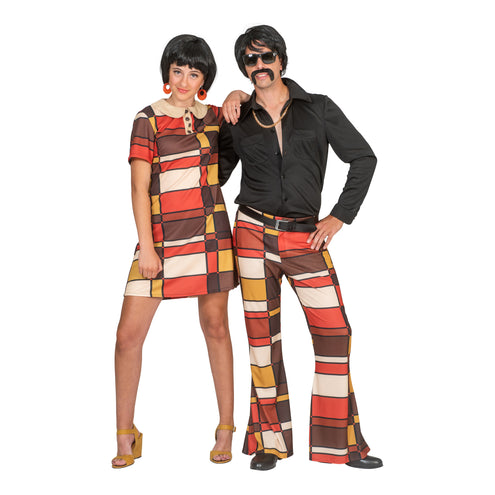 e-carnavalskleding-SYK Hippie jurk Anna jaren 70