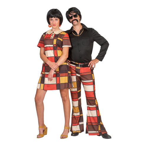 e-carnavalskleding-SYK Hippie jurk Anna jaren 70