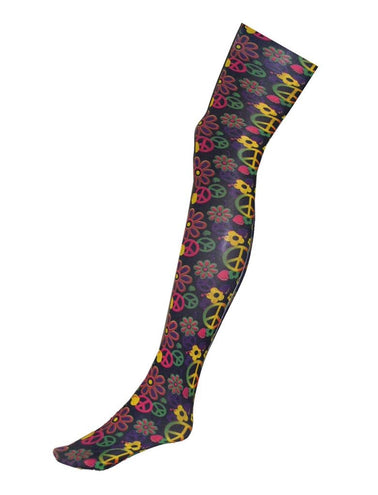 e-carnavalskleding-SYK Hippie panty peace