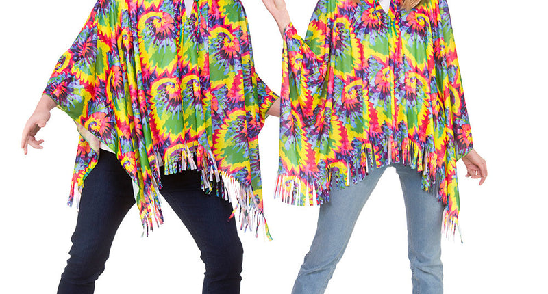 e-carnavalskleding-SYK Hippie poncho Sem unisex