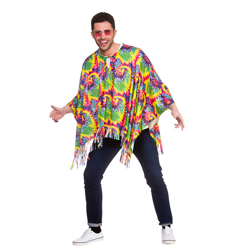 e-carnavalskleding-SYK Hippie poncho Sem unisex