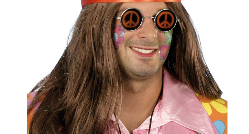e-carnavalskleding-SYK Hippie pruik Brian