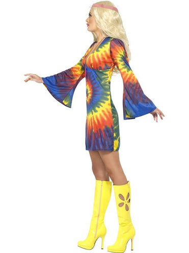 e-carnavalskleding-SYK Hippie regenboog jurkje Mirthe