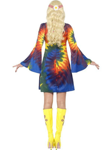 e-carnavalskleding-SYK Hippie regenboog jurkje Mirthe