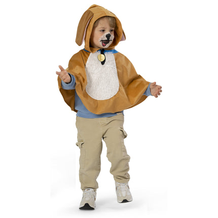 e-carnavalskleding-SYK Honden cape Tim met kap