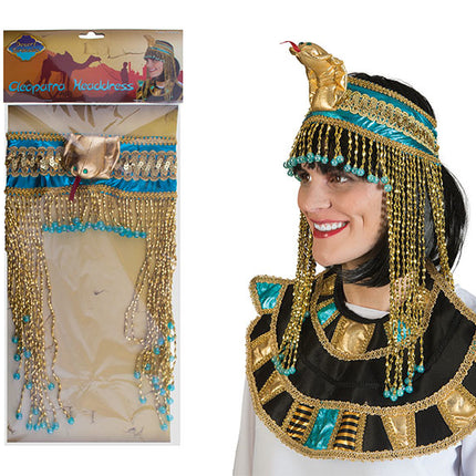 e-carnavalskleding-SYK Hoofdbedekking Cleopatra met kralen