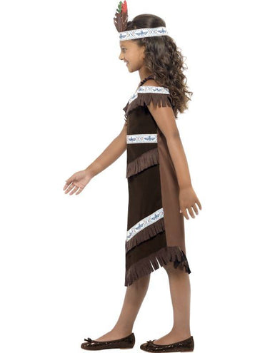 e-carnavalskleding-SYK Indianen pak Native voor meiden 128 - 140 cm