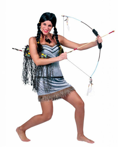 e-carnavalskleding-SYK Indianen pruik Minitou dames