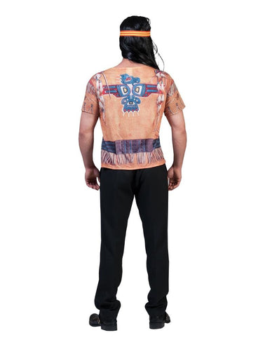 e-carnavalskleding-SYK Indianen shirt 3 D volwassenen
