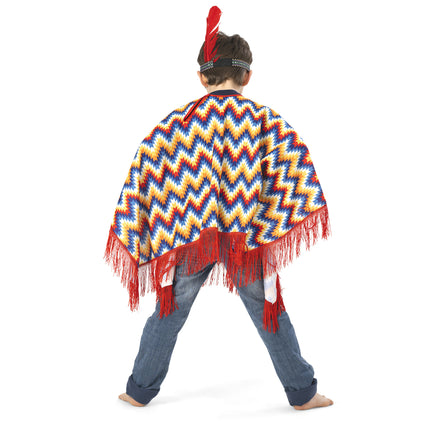 e-carnavalskleding-SYK Indianencape Carlos