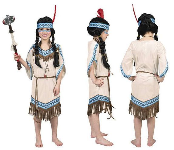e-carnavalskleding-SYK Indianenjurkje Teepee voor meisjes