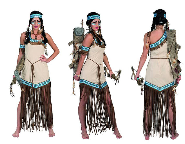 e-carnavalskleding-SYK Indianenjurkje Teepee vrouw