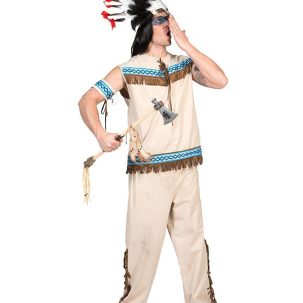 e-carnavalskleding-SYK Indianenpak Teepee heren