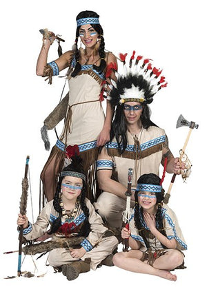 e-carnavalskleding-SYK Indianenpak Teepee jongens