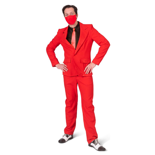 e-carnavalskleding-SYK Joker James kostuum rood