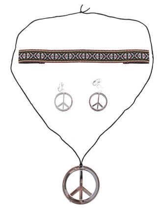 e-carnavalskleding-SYK Juwelen set peace